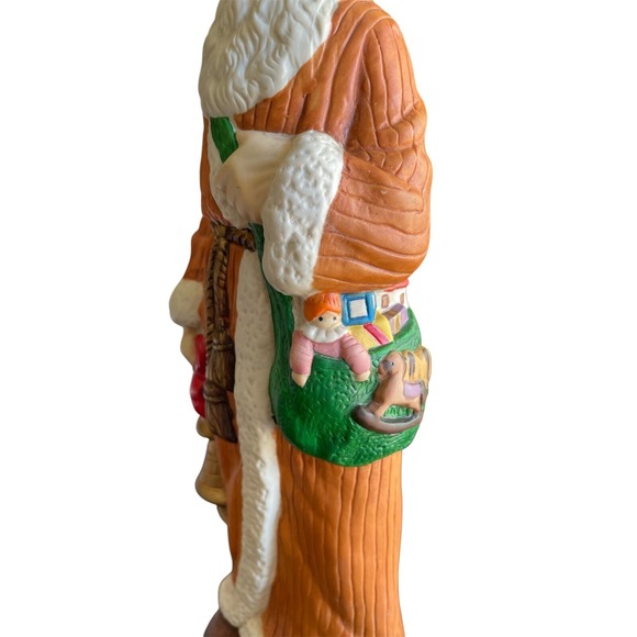 Grander Noel Santa Of The World 1900 BELGIUM Collector's Edition 13" Porcelain - Picture 5 of 11